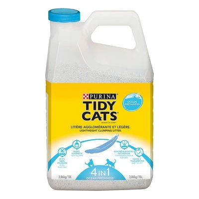 Purina Tidy Cats Lightweight Clumping Litter Ocean Freshness 1 Purina Tidy Cats Lightweight Clumping Litter Ocean Freshness