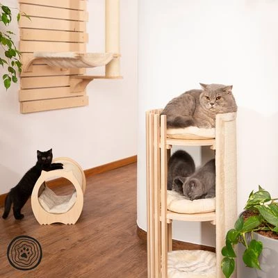 Natural Paradise Scratching Mat Cat Bed - Peony 6 Natural Paradise Scratching Mat Cat Bed - Peony - Image 6