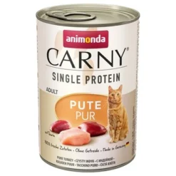 Animonda Carny Single Protein Adult Trial Pack 6 X 400g -Trixie || Savic || Hill's Science Plan Sales 114031 pla animonda carny pur adult pute pur 400g hs 01 3