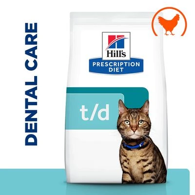 Hill's Prescription Diet Feline T/d Dental Care - Chicken 1 Hill's Prescription Diet Feline T/d Dental Care - Chicken