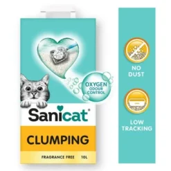 Sanicat Fragrance Free Clumping Cat Litter