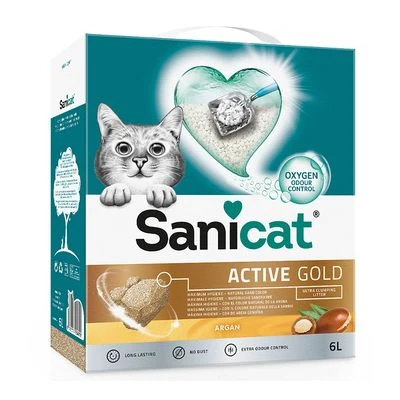 Sanicat Active Gold Clumping Cat Litter 1 Sanicat Active Gold Clumping Cat Litter