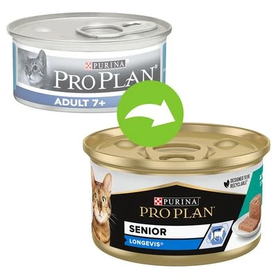 Purina Pro Plan Cat Senior Longevis 24 X 85 G 2 Purina Pro Plan Cat Senior Longevis 24 X 85 G - Image 2