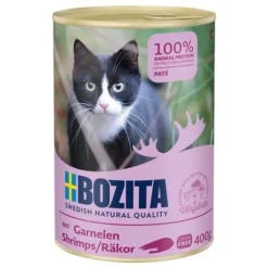 Bozita Canned Food Saver Pack 24 X 400g 9 Bozita Canned Food Saver Pack 24 X 400g -Trixie || Savic || Hill's Science Plan Sales 1 289396 pla bozita shrimp pate catcan 400g hs 01 4
