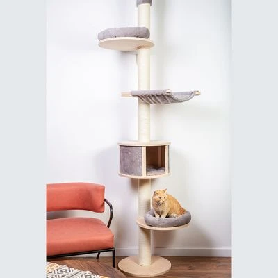 Natural Paradise Ceiling Cat Tree - Magnolia 4 Natural Paradise Ceiling Cat Tree - Magnolia - Image 4
