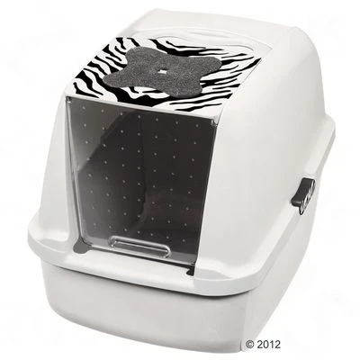 Catit Jumbo Litter Box – White Tiger 3 Catit Jumbo Litter Box – White Tiger - Image 3