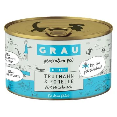 GRAU Gourmet Kitten Grain-Free 6 X 200g 1 GRAU Gourmet Kitten Grain-Free 6 X 200g
