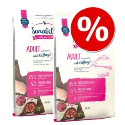 Sanabelle Dry Cat Food Economy Packs 2 X 10kg