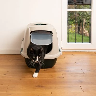 Kooa Covered Cat Litter Tray - 90% Recycled Plastic 3 Kooa Covered Cat Litter Tray - 90% Recycled Plastic - Image 3