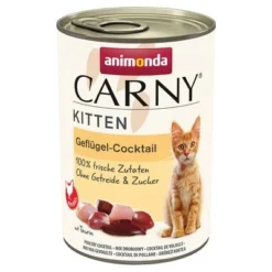 Animonda Carny Kitten 12 X 400g -Trixie || Savic || Hill's Science Plan Sales 311403 pla carny kitten gefluegel coctail 400g hs 01 1