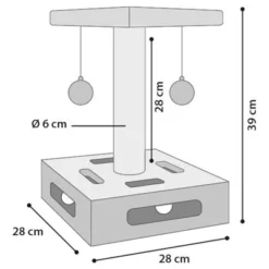 Flamingo Cat Tree Cya 1 5 Flamingo Cat Tree Cya 1 -Trixie || Savic || Hill's Science Plan Sales 348896 flamingo kratzbaum cya1 hs 02 4