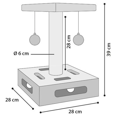 Flamingo Cat Tree Cya 1 3 Flamingo Cat Tree Cya 1 - Image 3