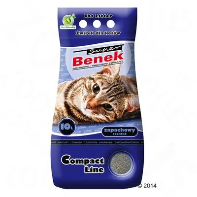 Super Benek Compact Sea Breeze Scented Cat Litter 1 Super Benek Compact Sea Breeze Scented Cat Litter