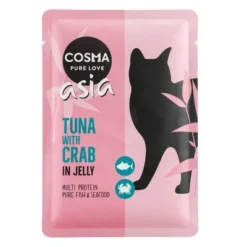 Cosma Asia In Jelly Pouches Saver Pack 24 X 100g -Trixie || Savic || Hill's Science Plan Sales 55566 pla cosma asia tunacrab 100g 6