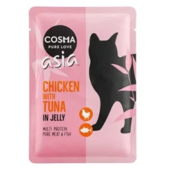 Cosma Asia In Jelly Pouches Saver Pack 24 X 100g -Trixie || Savic || Hill's Science Plan Sales 55567 pla cosma asia chickentuna 100g 6