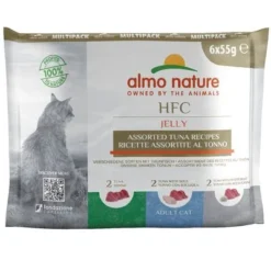 Almo Nature HFC Jelly Pouches Saver Pack 24 X 55g -Trixie || Savic || Hill's Science Plan Sales 63189 pla almo nature hfc jelly pouch thunfischmix 9