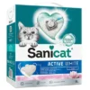 Sanicat Active White Lotus Flower Clumping Litter
