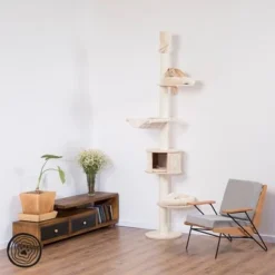 Natural Paradise Ceiling Cat Tree - Magnolia