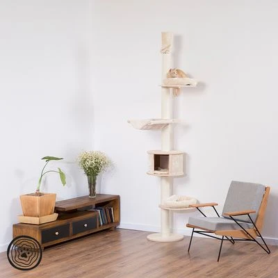 Natural Paradise Ceiling Cat Tree - Magnolia 1 Natural Paradise Ceiling Cat Tree - Magnolia