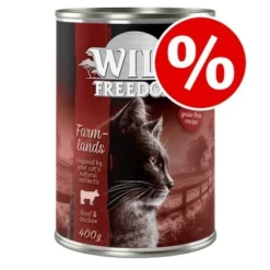 24 X 400g Wild Freedom Wet Cat Food - Save €10!*