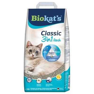 BIOKAT'S Biokat’s Classic Fresh 3in1 Cat Litter – Cotton Blossom Scent 1 BIOKAT'S Biokat’s Classic Fresh 3in1 Cat Litter – Cotton Blossom Scent