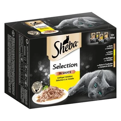 Sheba Pouches Varieties Jumbo Pack 144 X 85g 2 Sheba Pouches Varieties Jumbo Pack 144 X 85g - Image 2