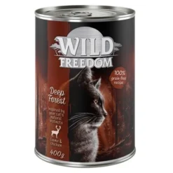 24 X 400g Wild Freedom Wet Cat Food - Save €10!* -Trixie || Savic || Hill's Science Plan Sales 77208 pla wild freedom nass deep forest 400g 6