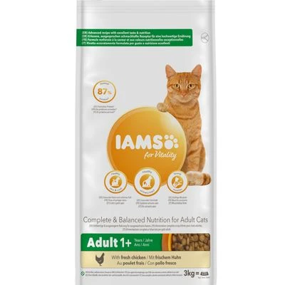 IAMS For Vitality Adult Fresh Chicken Dry Cat Food 1 IAMS For Vitality Adult Fresh Chicken Dry Cat Food