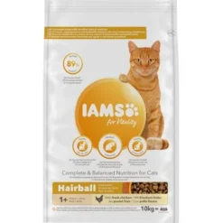 IAMS For Vitality Adult Hairball Reduction Fresh Chicken Dry Cat Food