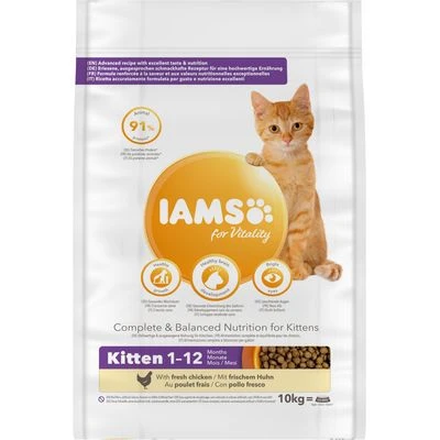 IAMS For Vitality Kitten Fresh Chicken Dry Cat Food 2 IAMS For Vitality Kitten Fresh Chicken Dry Cat Food - Image 2