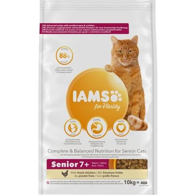 IAMS For Vitality Senior Fresh Chicken Dry Cat Food 1 IAMS For Vitality Senior Fresh Chicken Dry Cat Food