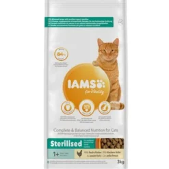 IAMS For Vitality Adult Sterilised Fresh Chicken Dry Cat Food