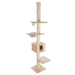 Natural Paradise Ceiling Cat Tree - Orchid -Trixie || Savic || Hill's Science Plan Sales 99496 pla np quadra deckenspanner fg 5249 5