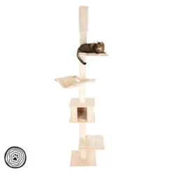 Natural Paradise Ceiling Cat Tree - Orchid -Trixie || Savic || Hill's Science Plan Sales 99496 np quadra deckenspanner fg 5256 logo 9