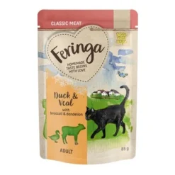 Feringa Classic Meat Menu Pouches 12 X 85g 13 Feringa Classic Meat Menu Pouches 12 X 85g -Trixie || Savic || Hill's Science Plan Sales feringa classicmeat duckveal 85g 1000x1000 0