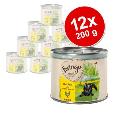 Feringa Single Meat Kitten Saver Pack 12 X 200g 1 Feringa Single Meat Kitten Saver Pack 12 X 200g
