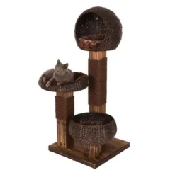 Scorched Wood Cat Tree -Trixie || Savic || Hill's Science Plan Sales kratz 59370 8 6