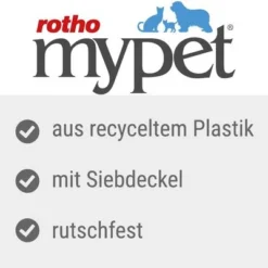 Rotho MyPet Eco BERTY Cat Litter Tray 5 Rotho MyPet Eco BERTY Cat Litter Tray -Trixie || Savic || Hill's Science Plan Sales mypet katzentoilette eco berty usps 5