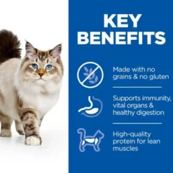 Hill's Science Plan Hill’s Science Plan Adult 1-6 No Grain With Chicken -Trixie || Savic || Hill's Science Plan Sales sp no grain cat adult chicken key benefits 7