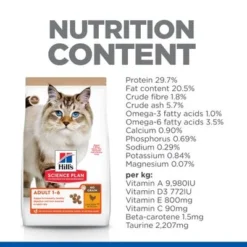 Hill's Science Plan Hill’s Science Plan Adult 1-6 No Grain With Chicken -Trixie || Savic || Hill's Science Plan Sales sp no grain cat adult chicken nutrition content 8