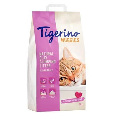 Tigerino Nuggies (Ultra) Cat Litter - Babypowder Scented 1 Tigerino Nuggies (Ultra) Cat Litter - Babypowder Scented